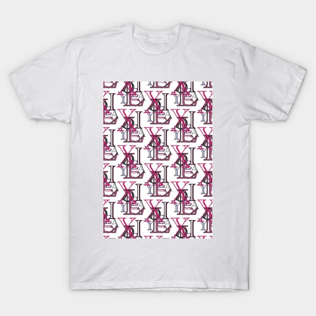 Dyslexia digital pattern T-Shirt by Quirkypieces